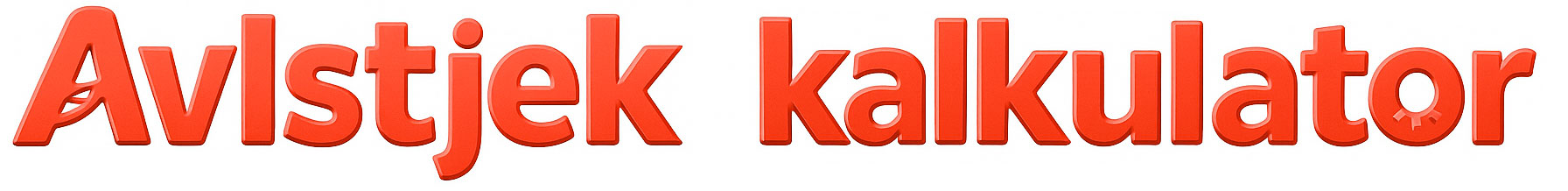 Avlstjek Kalkulator Logo